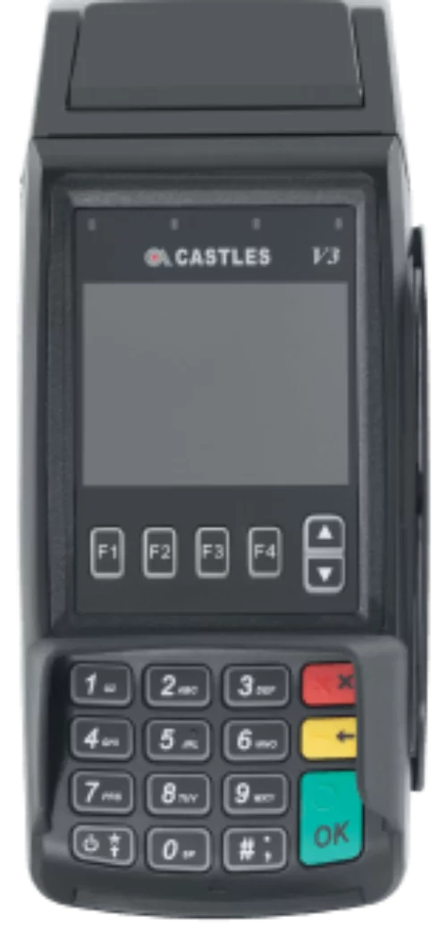 Мобильный POS-терминал Castles VEGA 3000M2 4G/3G, Wi-Fi, 3,5” Color touch screen contactless